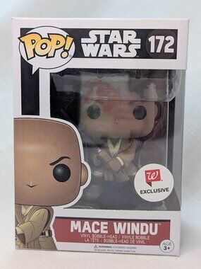 Funko Pop MACE WINDU Walgreens Exclusive STAR WARS Figure 172 NEW